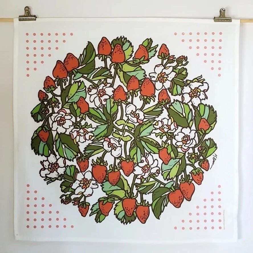 Strawberry Tea Towel