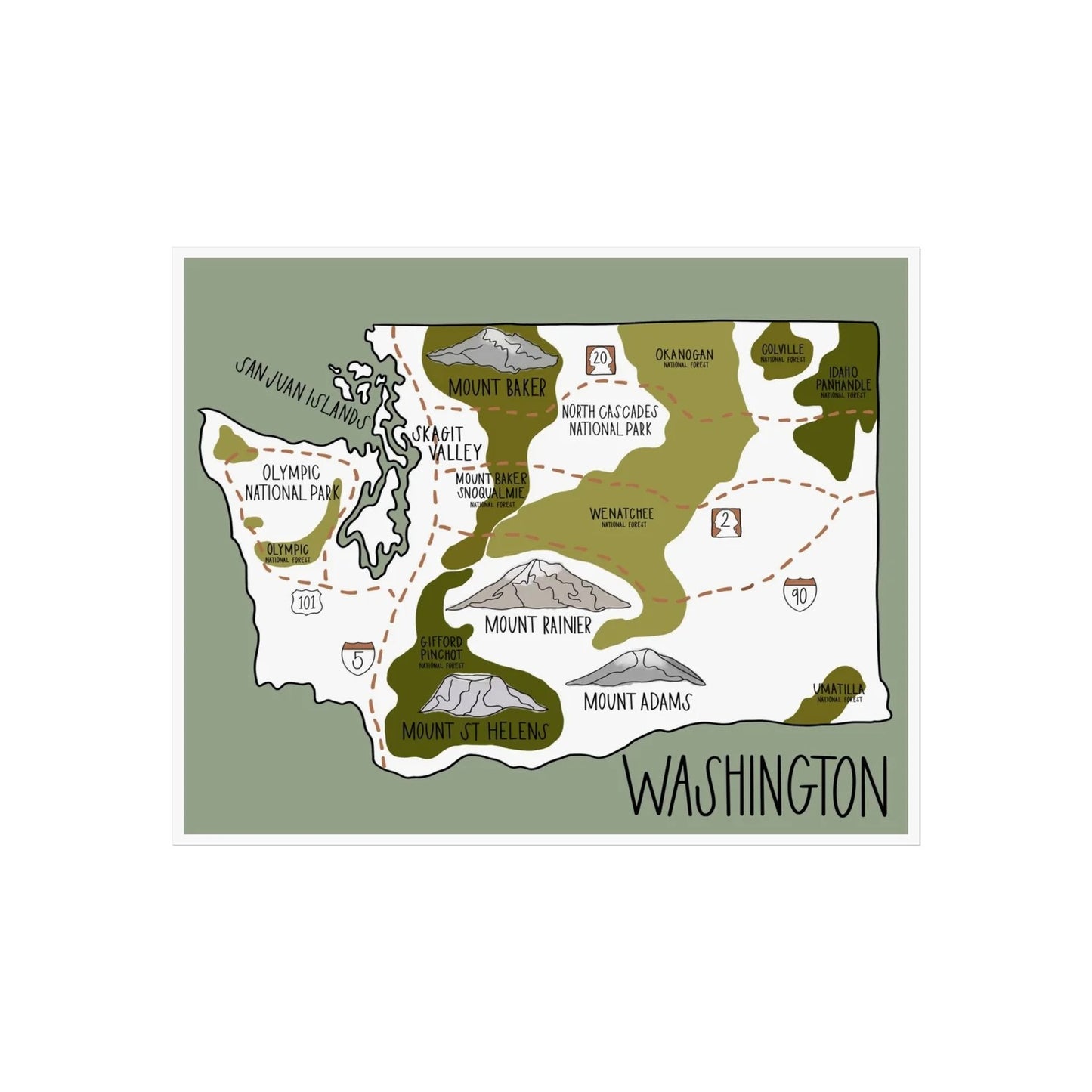 Washington State's Forests Print