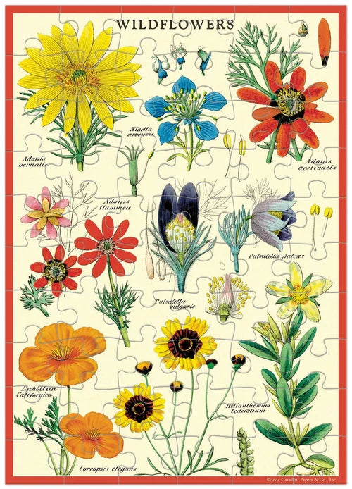Wildflowers Puzzle Card