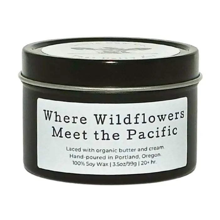 Where the Wildflowers meet the Pacific Candle