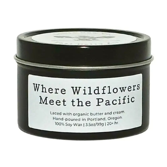 Where the Wildflowers meet the Pacific Candle