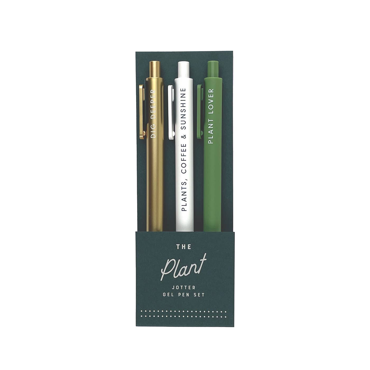 Plant Jotter Gel Pen Set