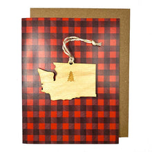 Load image into Gallery viewer, Washington Tree Ornament w/Card

