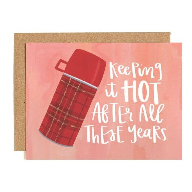 Keeping It Hot Thermos Valentine Card