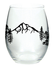 Load image into Gallery viewer, Mountain Forest Wine Glass
