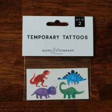 Dinosaurs Temporary Tattoo Set
