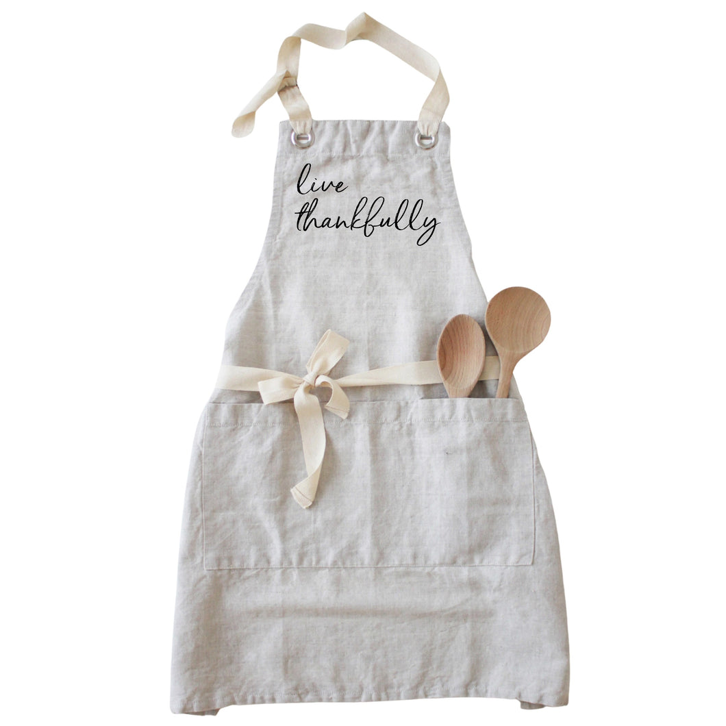 Live Thankfully Apron