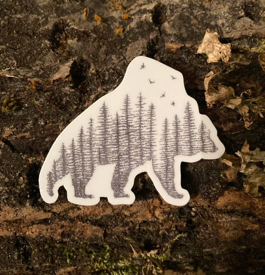 Wilderness Bear Sticker