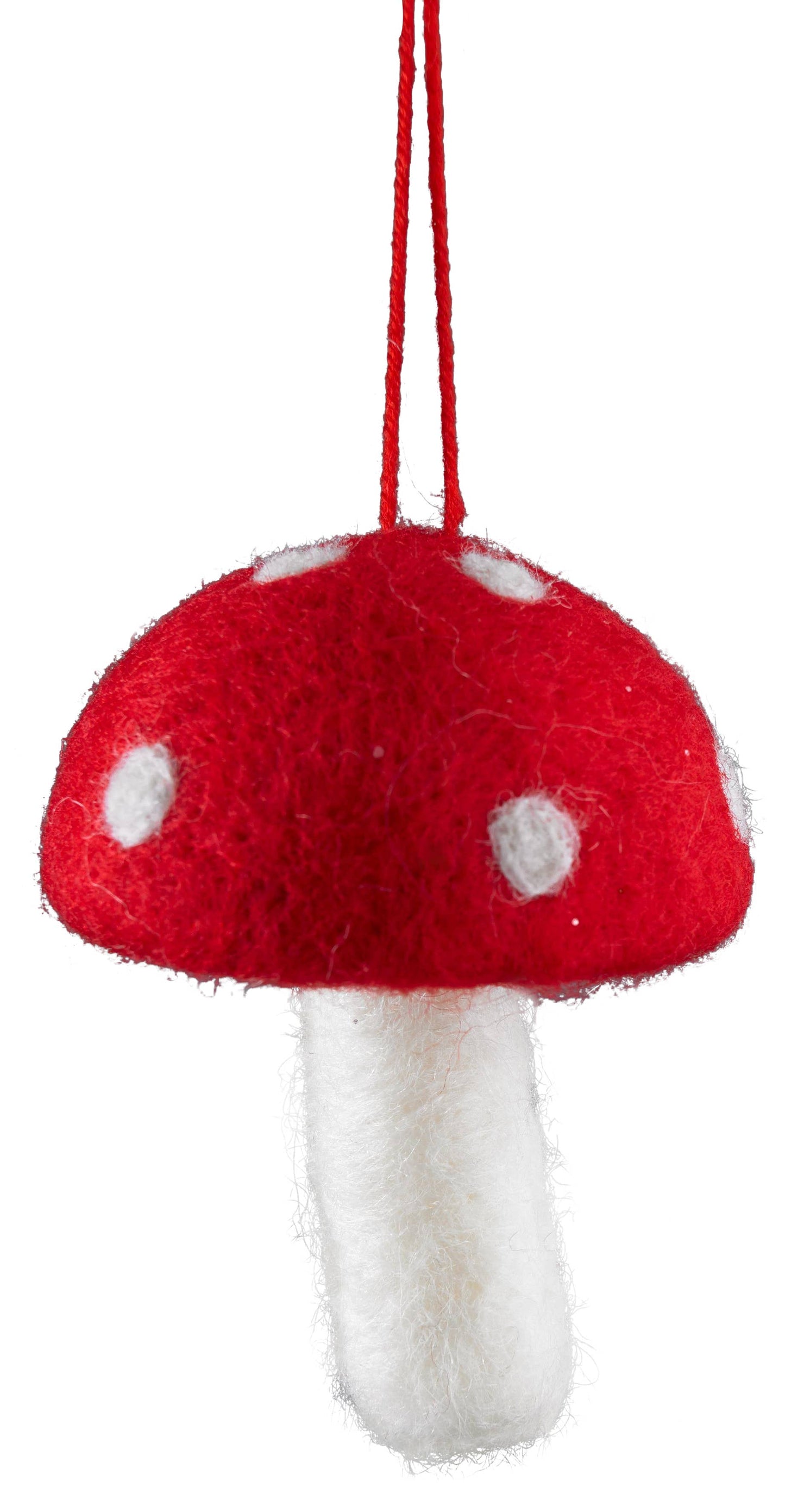Wool Mushroom Ornament