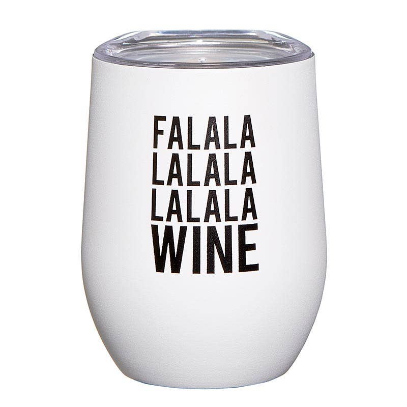 Fa La La Wine Tumbler