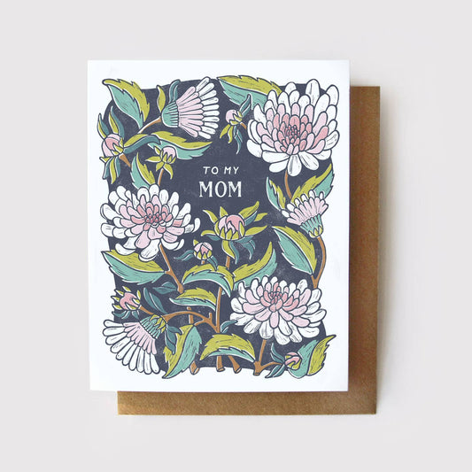 Dahlia Mother's Day Card