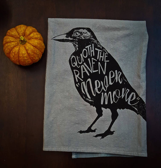 Quoth The Raven Tea Towel