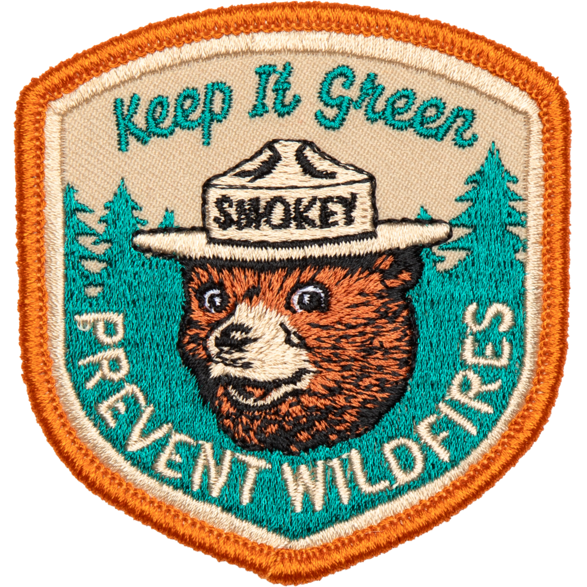 Keep It Green Embroidered Patch