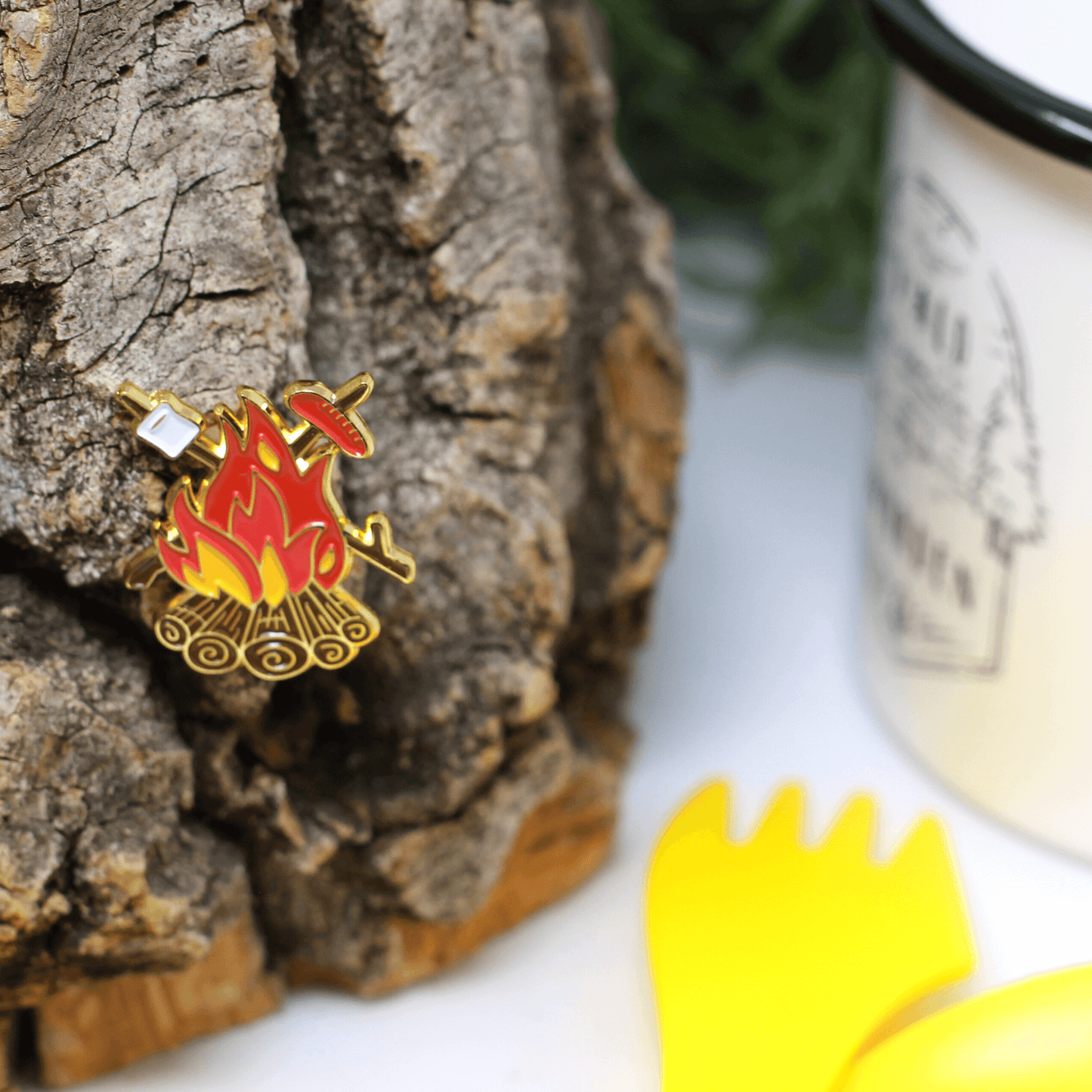 Campfire Enamel Pin