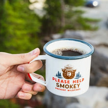 Load image into Gallery viewer, Smokey Bear Enamelware Mug
