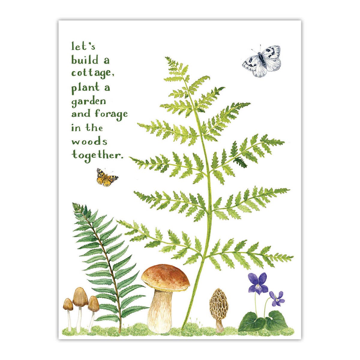 Cottagecore Love and Friendship Card