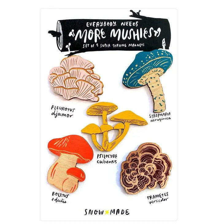 Mushroom Magnets - Set of 5