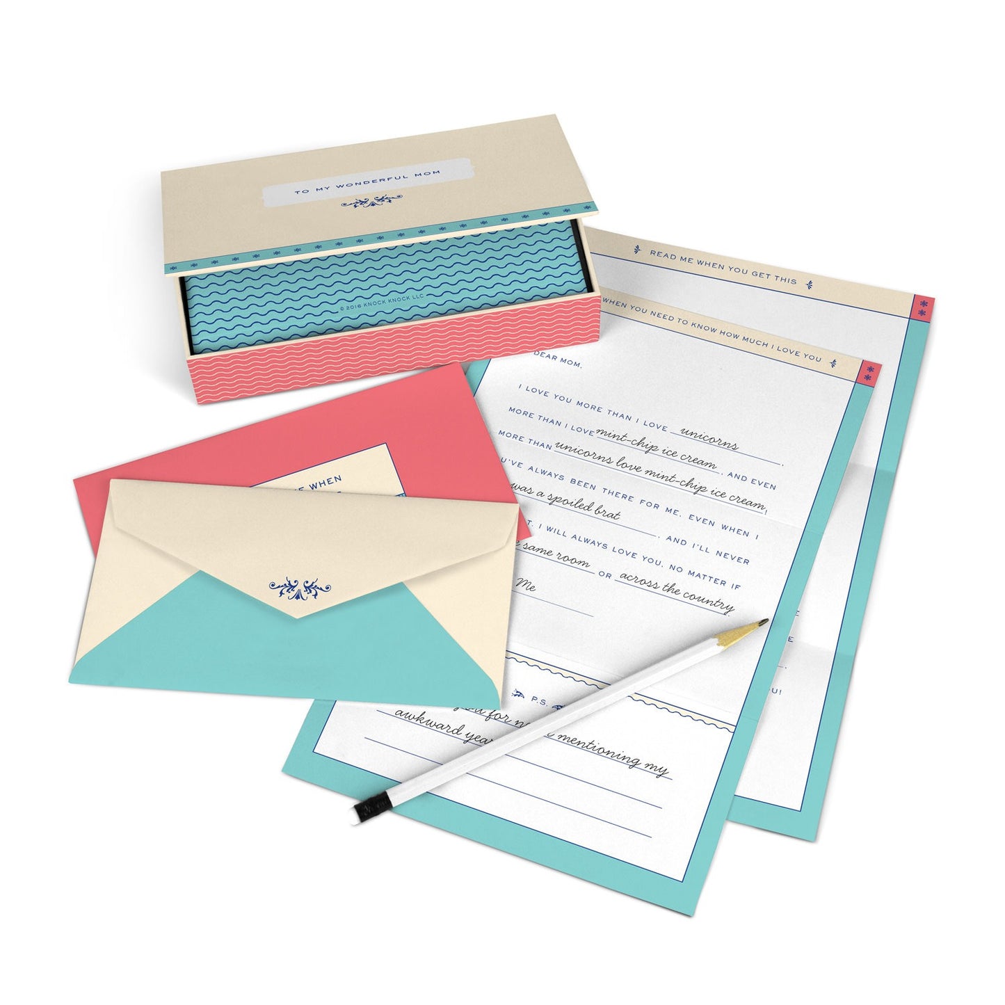 Letters to My Wonderful Mom Read Me When - Gift Box