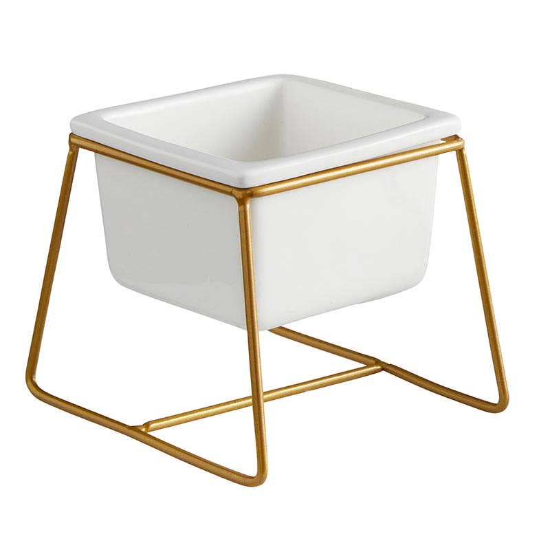 Planter with Golden Stand