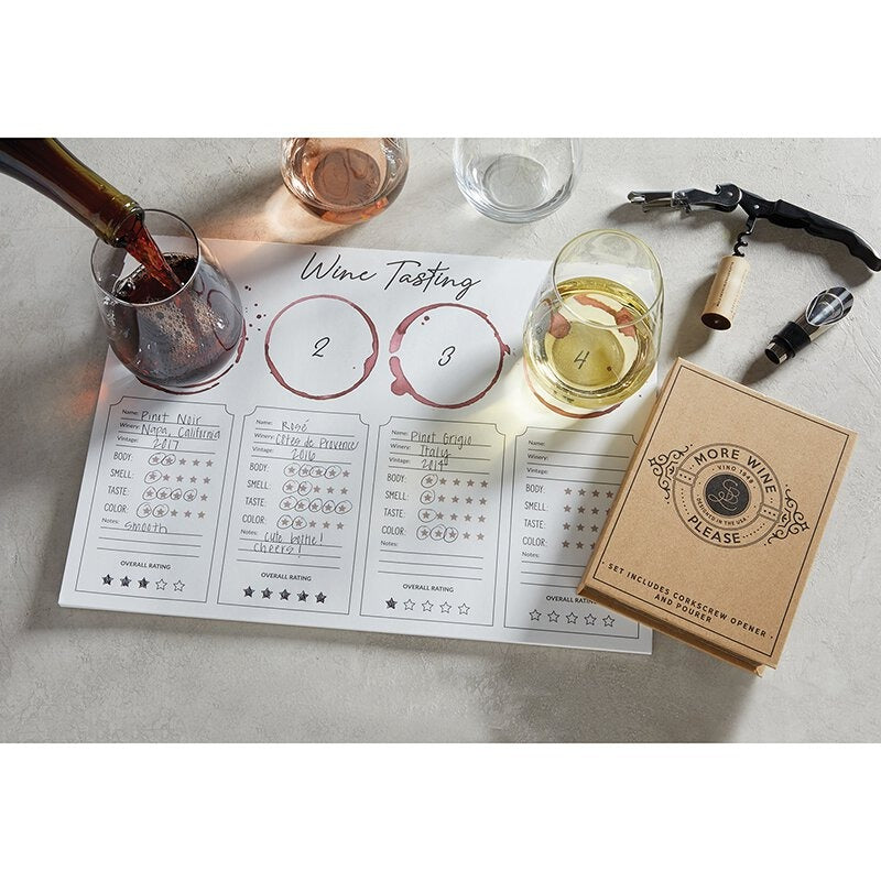 Wine Tasting Placemat 24 Pack