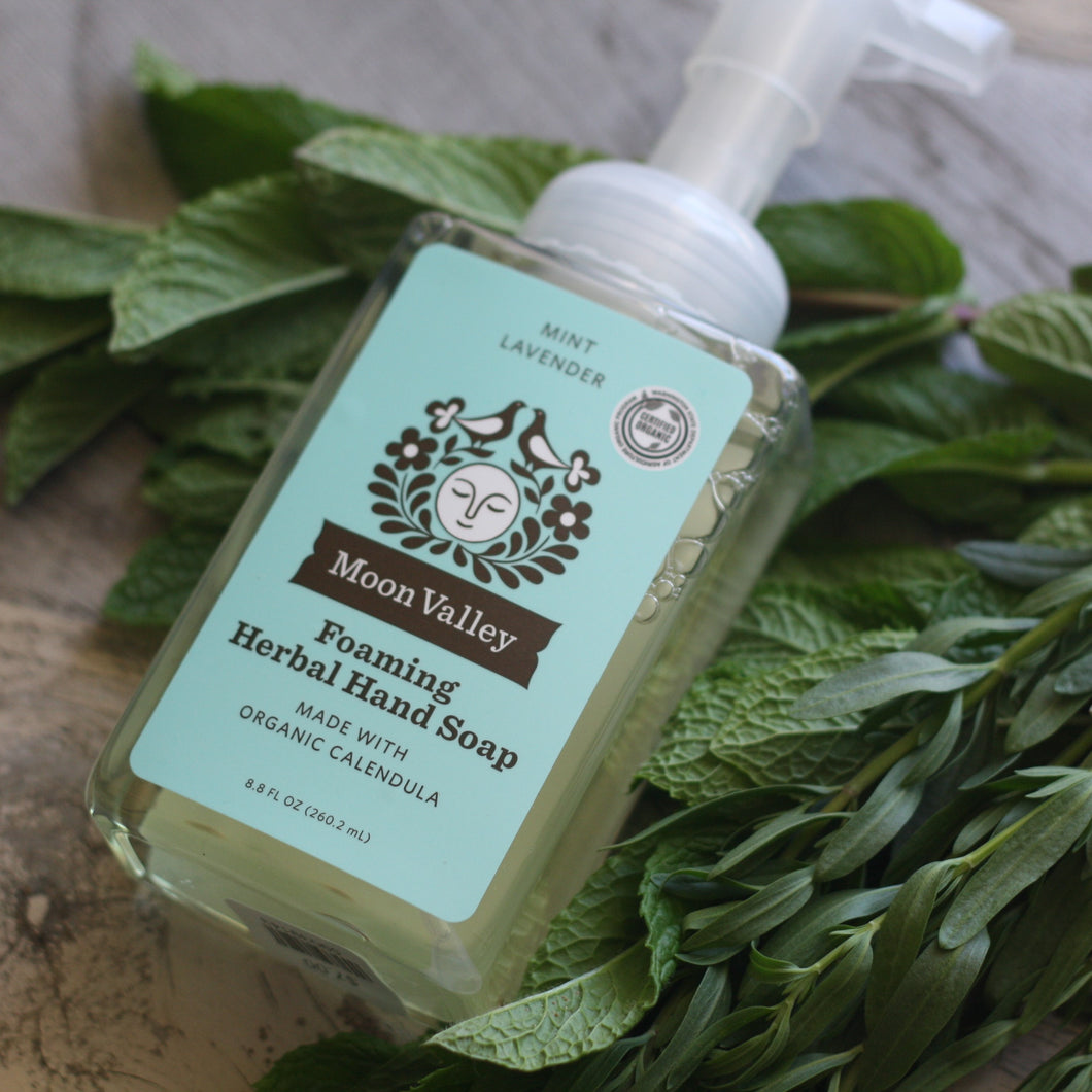 Mint Lavender Foaming Herbal Hand Soap