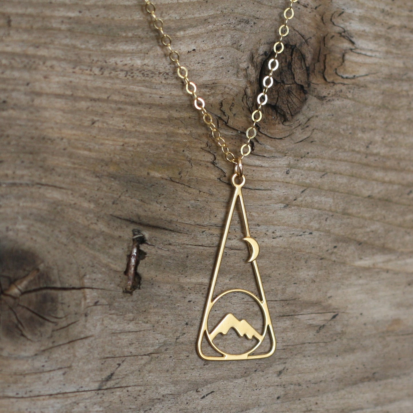 Moonlight Necklace in Gold