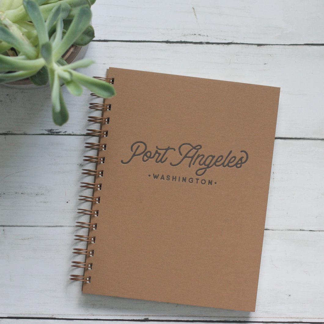 Port Angeles Lined Notebook Journal