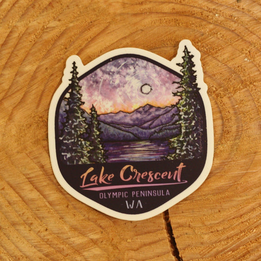 Lake Crescent Sticker