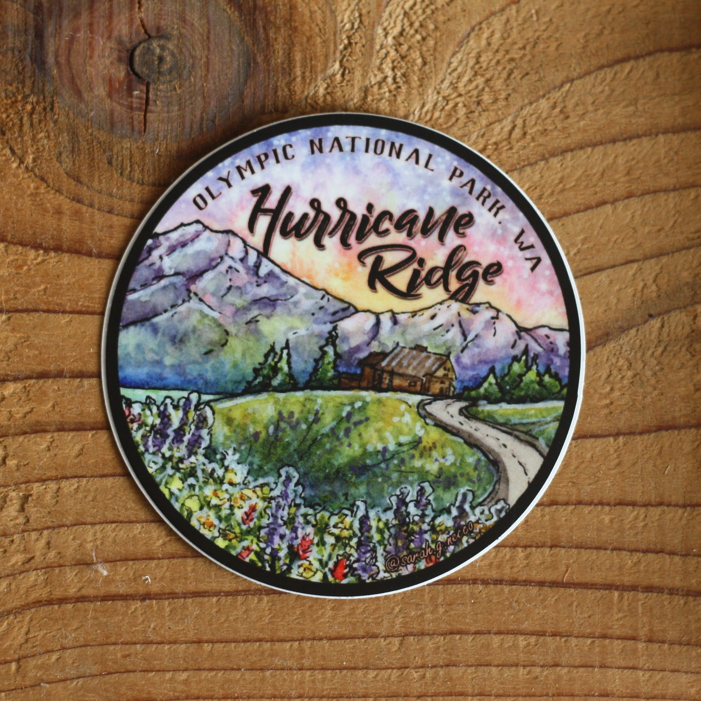 Hurricane Ridge Sticker