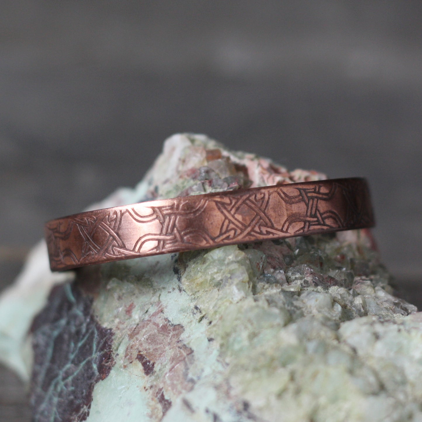 Copper Link Cuff Bracelet