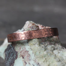Load image into Gallery viewer, Copper Link Cuff Bracelet
