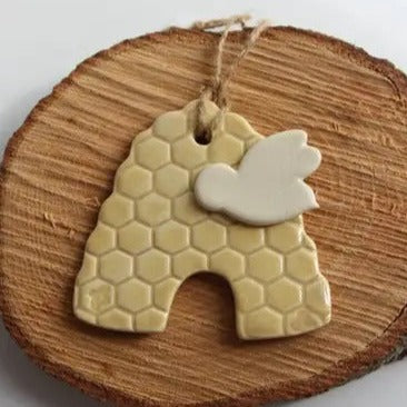 Beehive Pottery Ornament