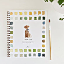 Load image into Gallery viewer, Animals Watercolor Workbook
