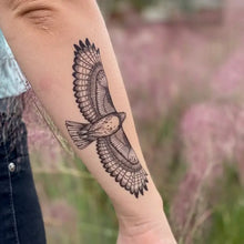 Load image into Gallery viewer, Hawk Temporary Tattoo
