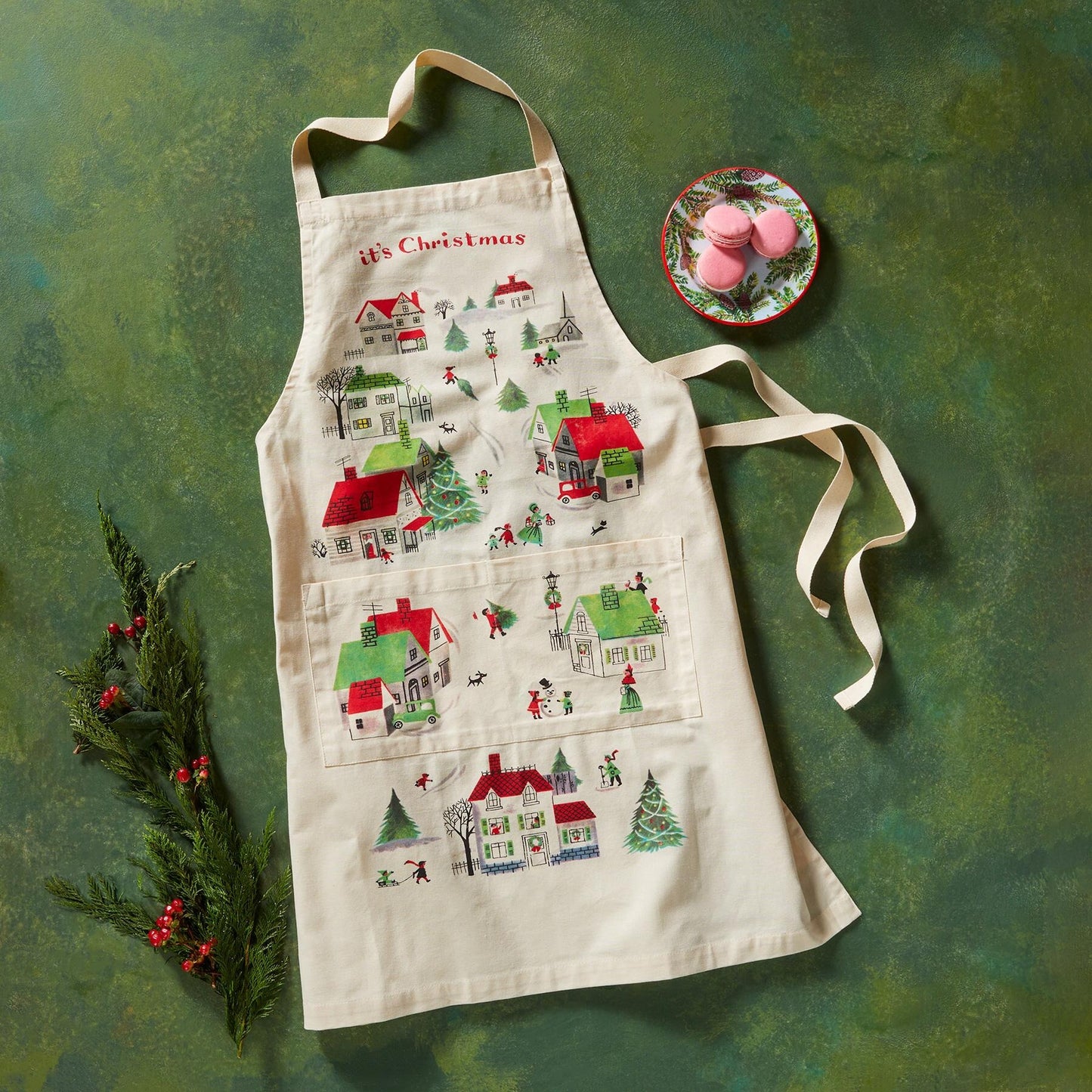 Christmas Village Apron