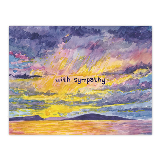 With Sympathy Card