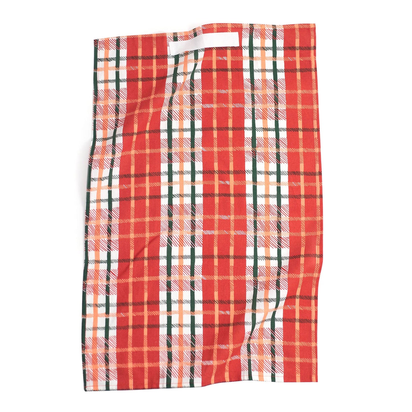 Red Holiday Plaid Kitchen Towel