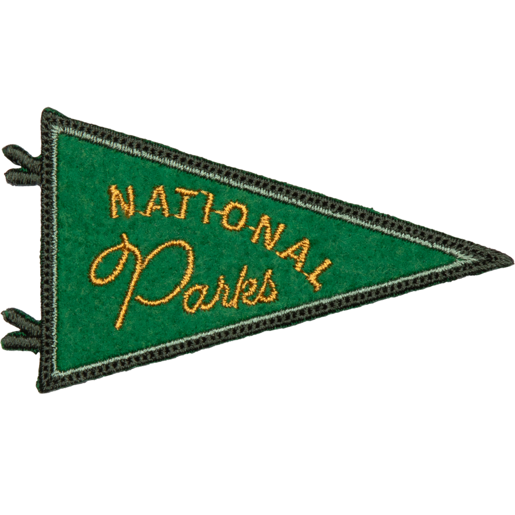 National Parks Pennant Embroidered Patch