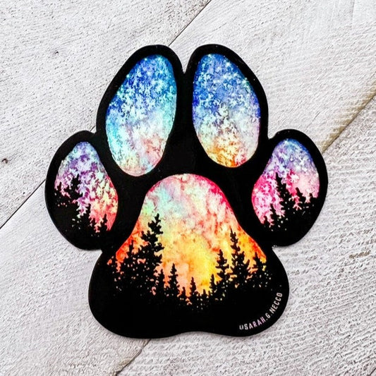 Galaxy Adventure Buddy Paw Sticker