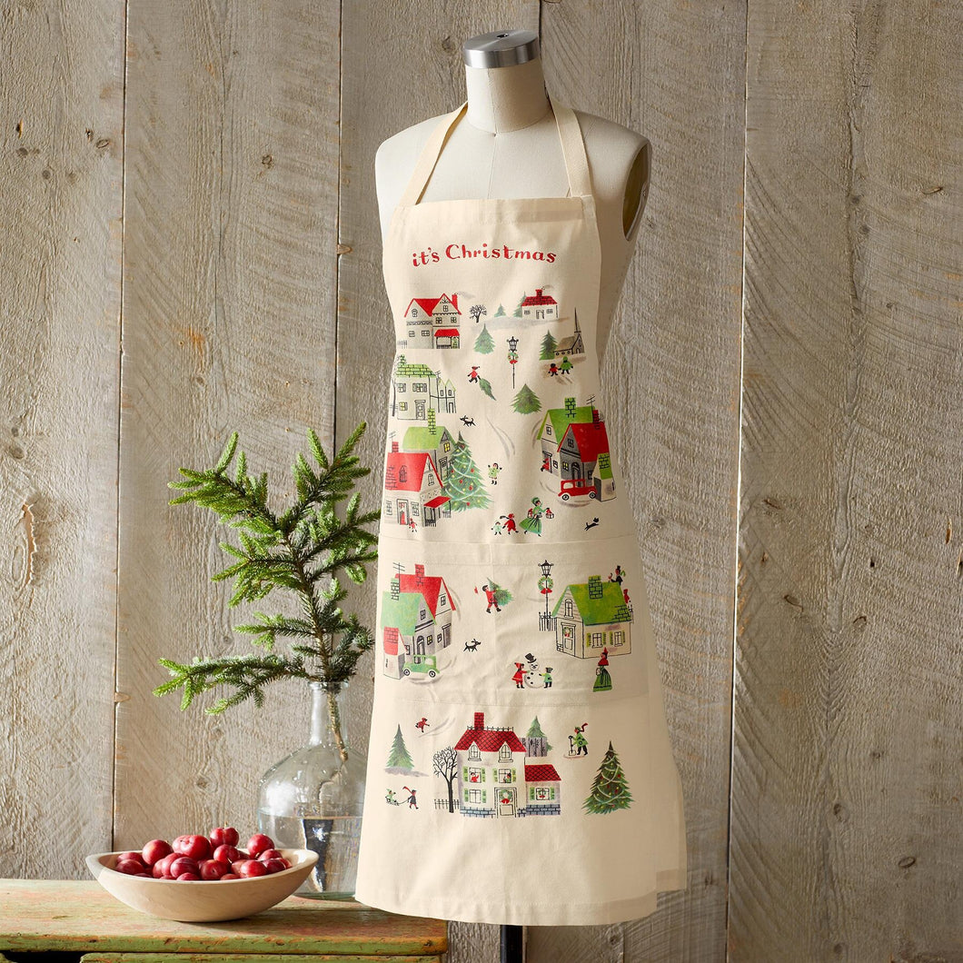 Christmas Village Apron