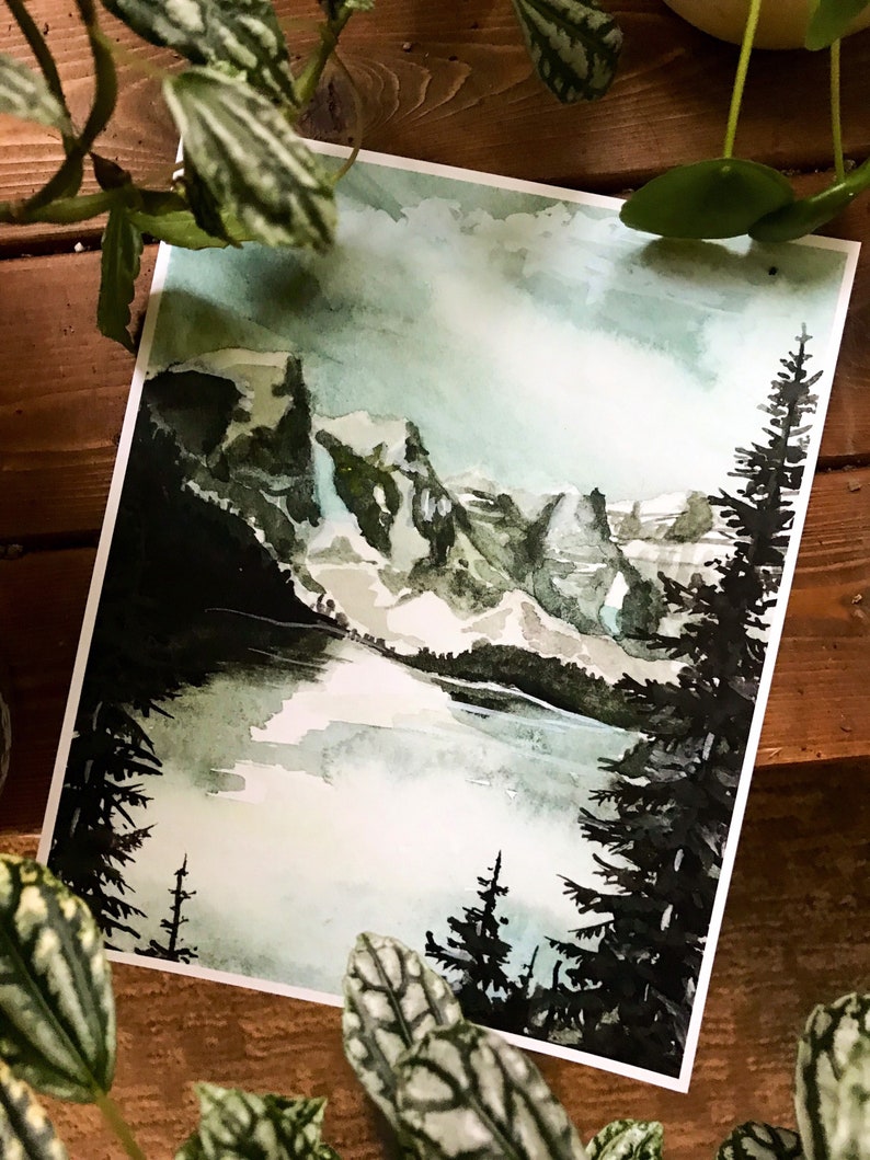 Banff National Park Art Print 8x10