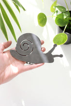 Load image into Gallery viewer, Mounted Metal Snail
