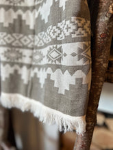 Load image into Gallery viewer, Sage Aztec Turkish Towel
