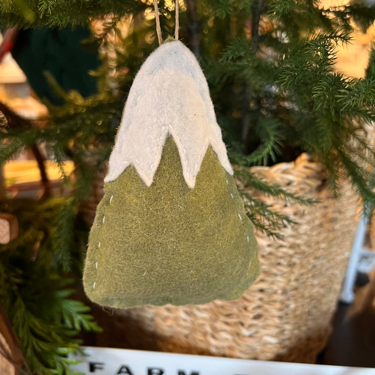 Felt Mountain Ornament