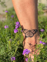 Load image into Gallery viewer, Monarch Butterfly Temporary Tattoo
