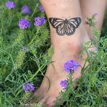 Load image into Gallery viewer, Monarch Butterfly Temporary Tattoo
