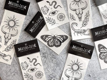 Load image into Gallery viewer, Monarch Butterfly Temporary Tattoo
