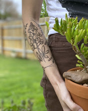 Load image into Gallery viewer, Bluebonnet Flower Temporary Tattoo
