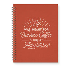 Load image into Gallery viewer, Sunrise Coffee Journal : Lined Notebook
